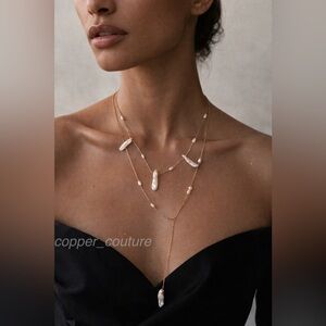 Zara Freshwater Pearl Necklace NWT